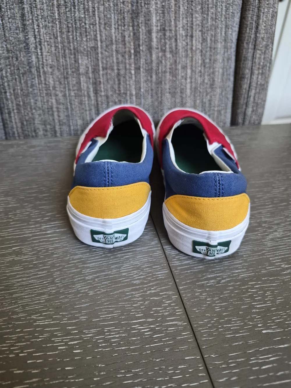 Vans Slip-On Yacht Club Colorblock Sneakers - Red, Navy, Yellow